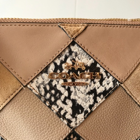 Coach Ava Snake Patchwork Tote - Picture 5 of 8